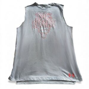 Youth Under Armour Gray Sleeveless Shirt